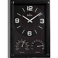 Bulova Black Carbon Fiber Pattern Wall Clock